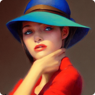 AI generated image in oil painting style
